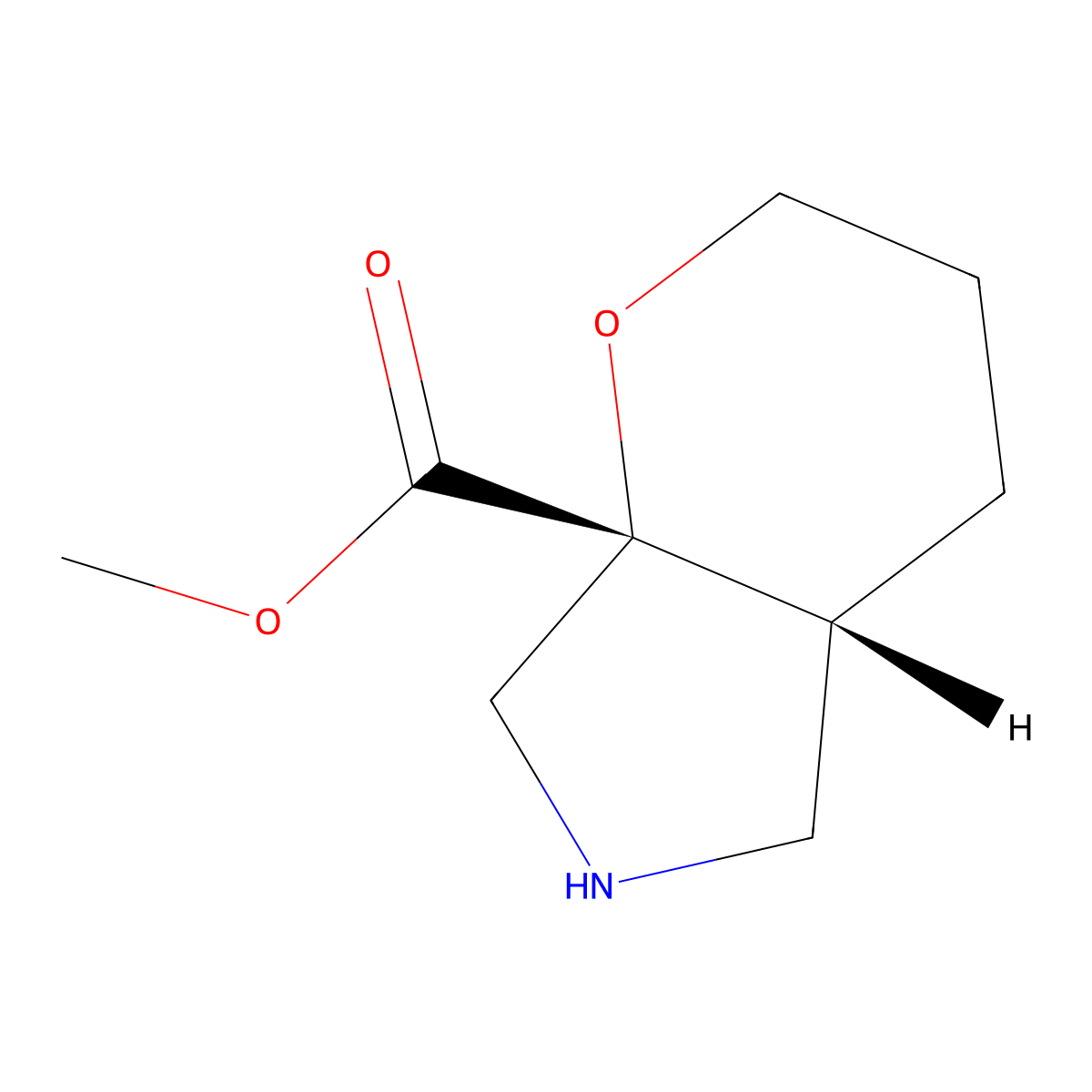 rac-methyl (4aR,7aR)-octahydropyrano[2,3-c]pyrrole-7a-carboxylate molecular structure, CAS 2413846-29-2