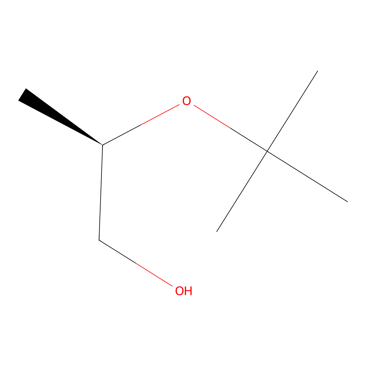 (2R)-2-(tert-butoxy)propan-1-ol molecular structure, CAS 2413846-70-3