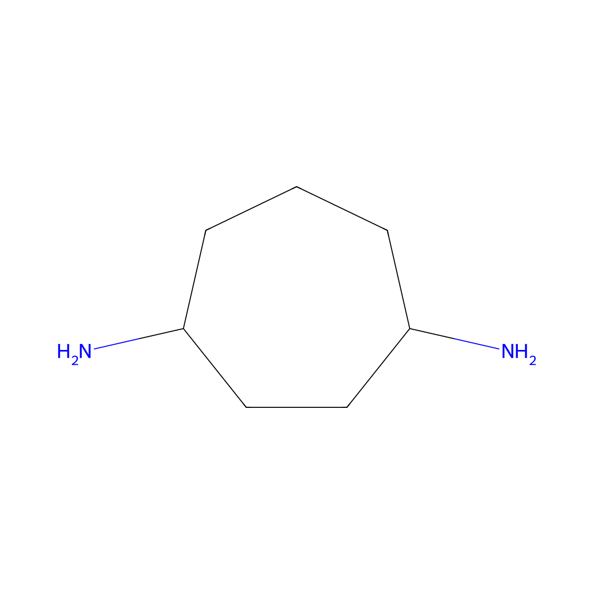 Cycloheptane-1,4-diamine molecular structure, CAS 2413867-52-2