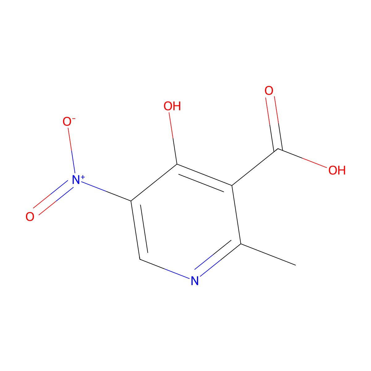 4-Hydroxy-2-methyl-5-nitropyridine-3-carboxylic acid molecular structure, CAS 2413868-51-4