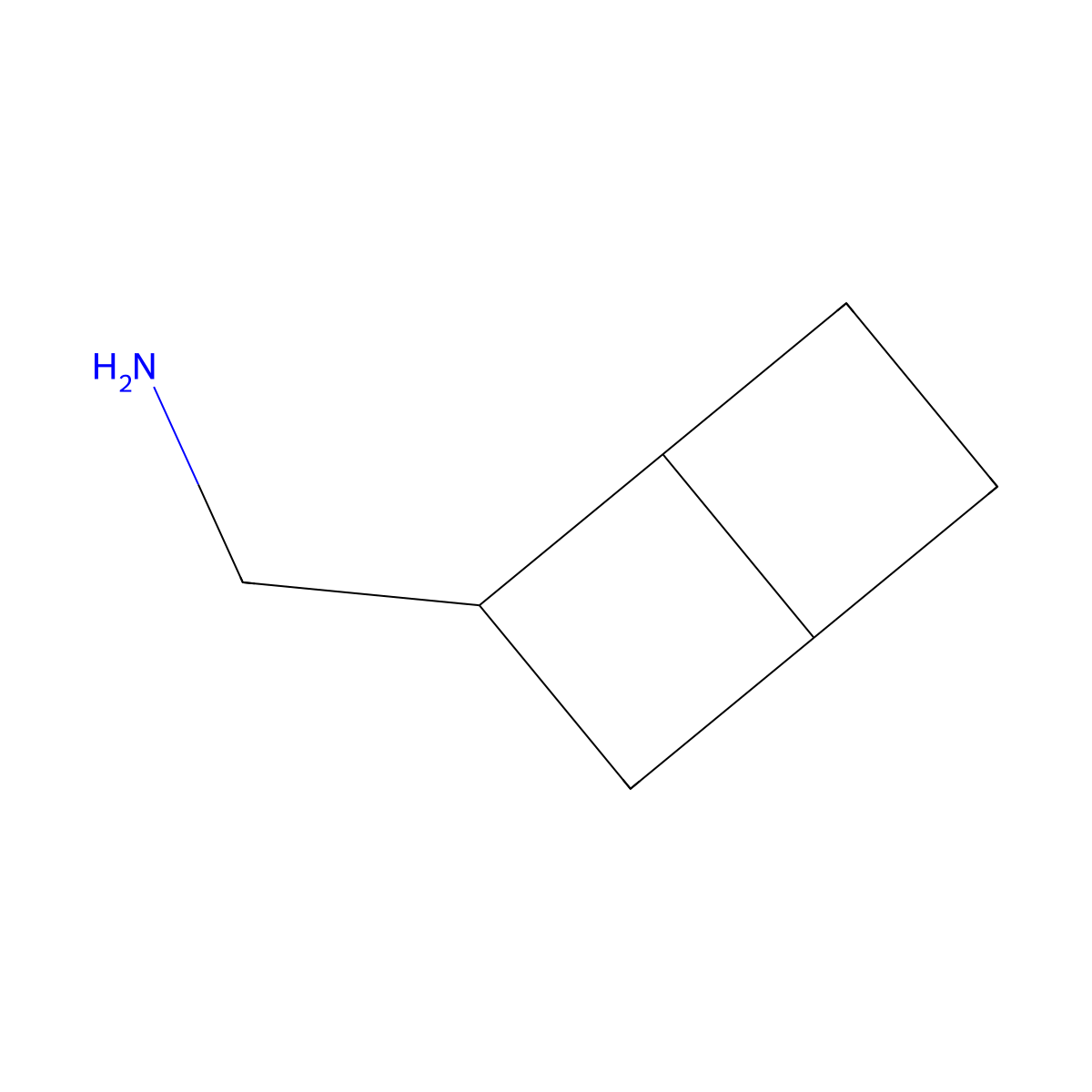 1-{Bicyclo[2.2.0]hexan-2-yl}methanamine molecular structure, CAS 2413870-42-3