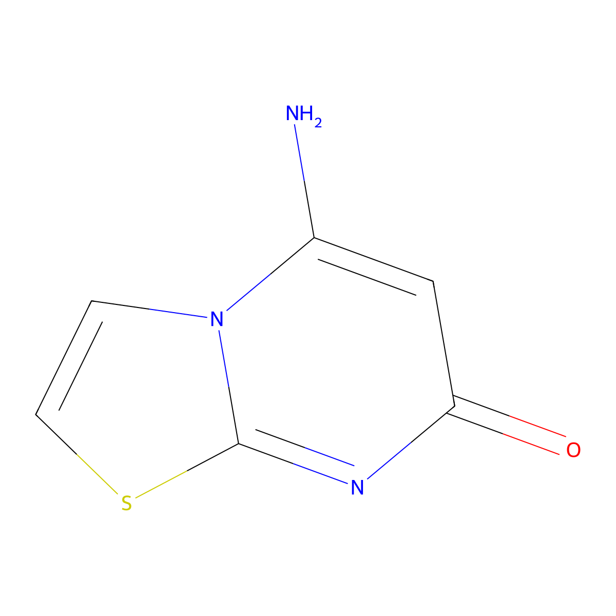 5-amino-7H-[1,3]thiazolo[3,2-a]pyrimidin-7-one molecular structure, CAS 2413875-49-5