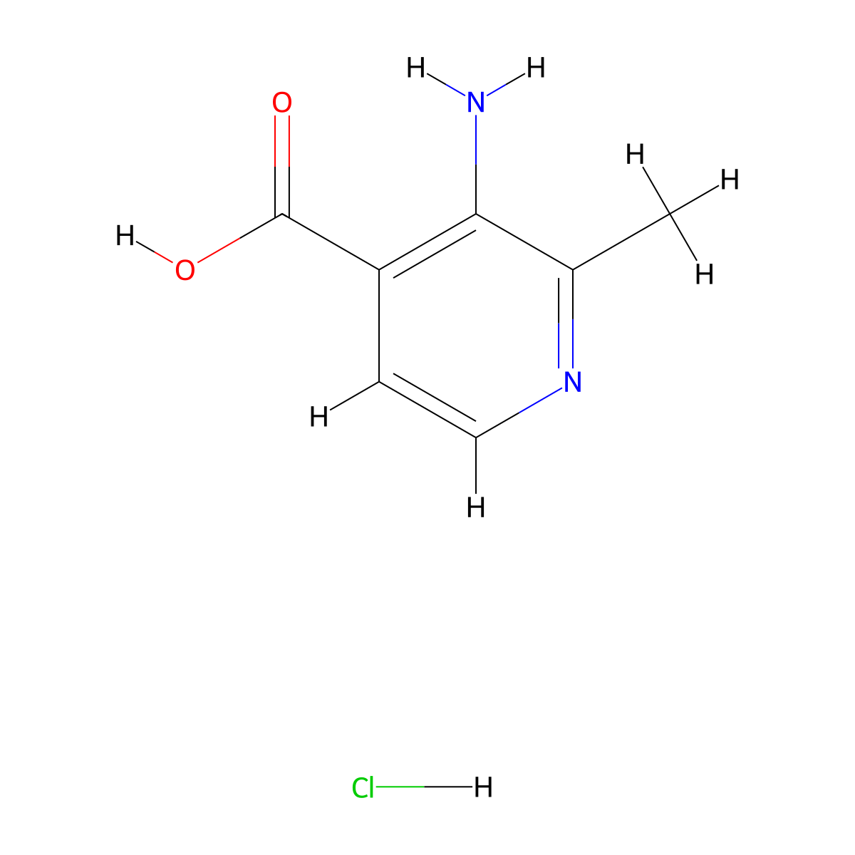 3-Amino-2-methylpyridine-4-carboxylicacidhydrochloride molecular structure, CAS 2413876-62-5