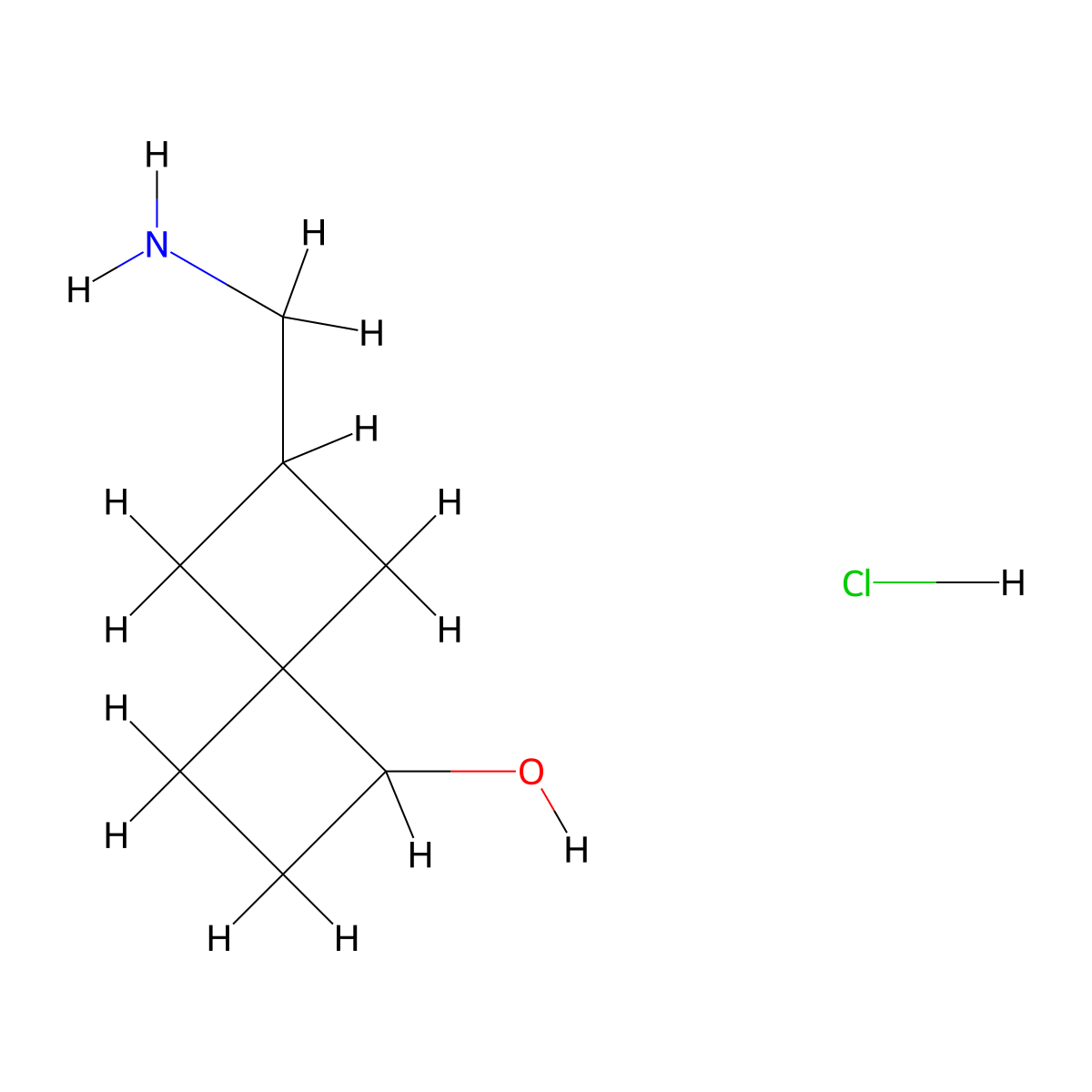 6-(Aminomethyl)spiro[3.3]heptan-1-ol hydrochloride molecular structure, CAS 2413877-31-1