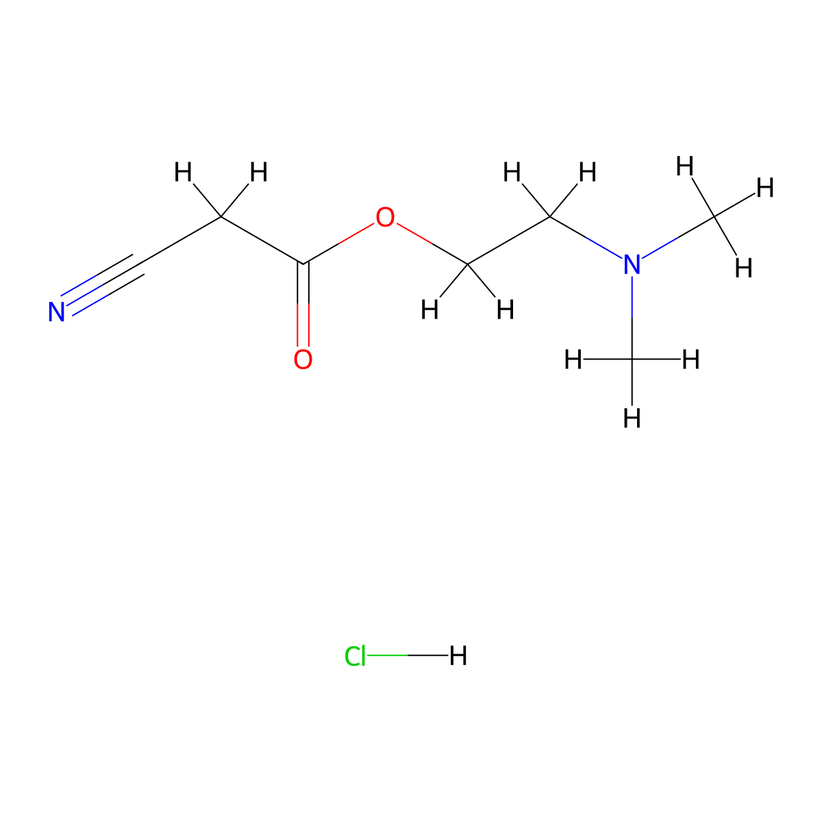 2-(Dimethylamino)ethyl 2-cyanoacetate hydrochloride molecular structure, CAS 2413877-66-2