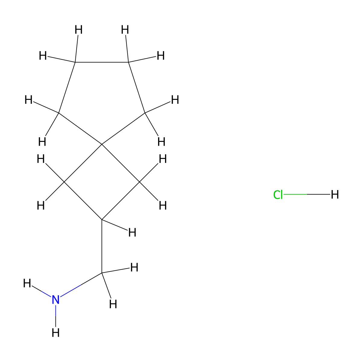 1-(Spiro(3.4)octan-2-yl)methanamine hydrochloride molecular structure, CAS 2413883-33-5