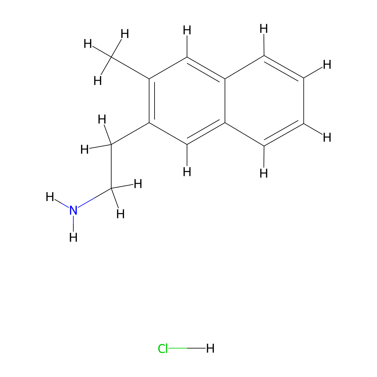 2-(3-Methylnaphthalen-2-yl)ethanamine;hydrochloride molecular structure, CAS 2413886-98-1