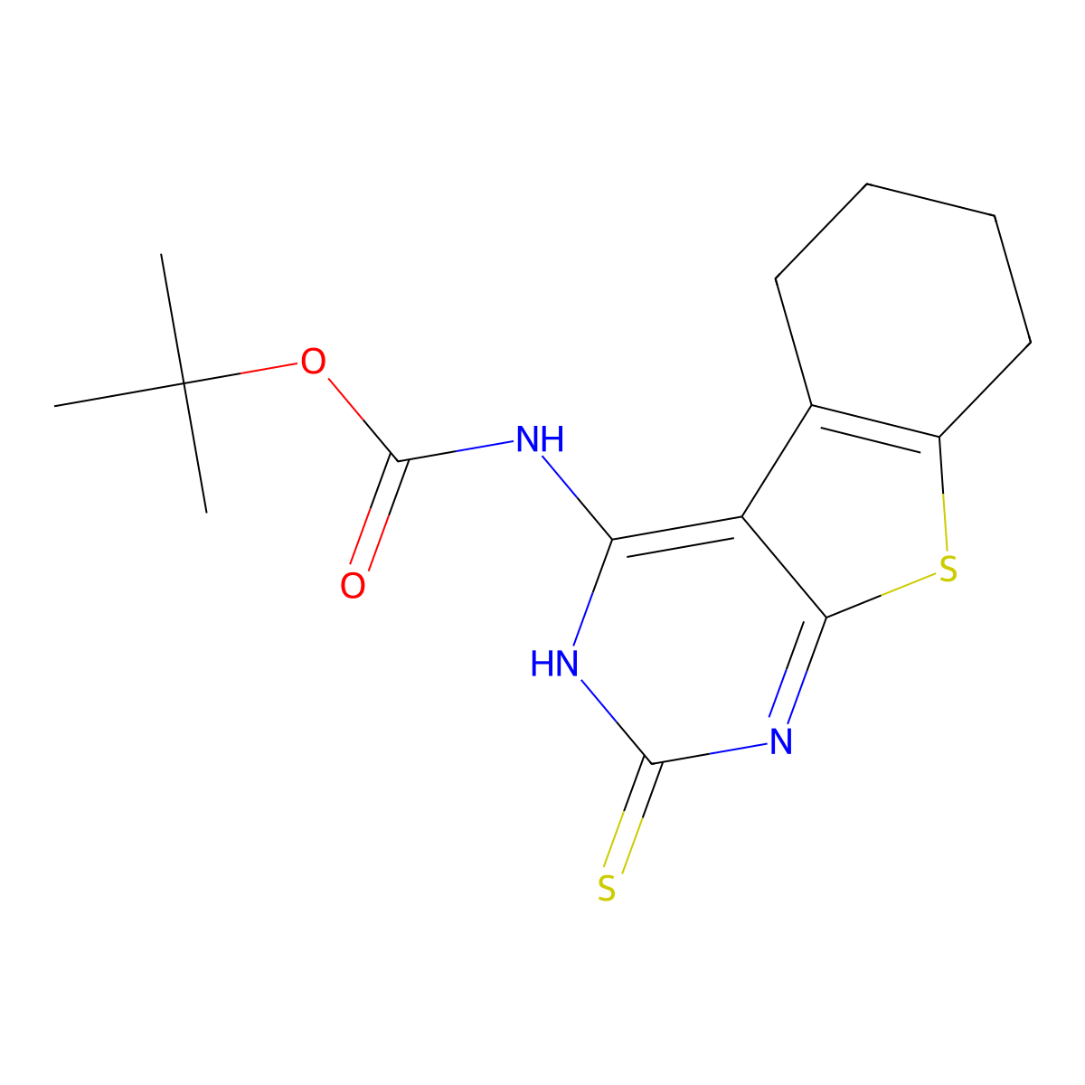 tert-butyl N-{5-sulfanyl-8-thia-4,6-diazatricyclo[7.4.0.0,2,7]trideca-1(9),2,4,6-tetraen-3-yl}carbamate molecular structure, CAS 2413887-03-1