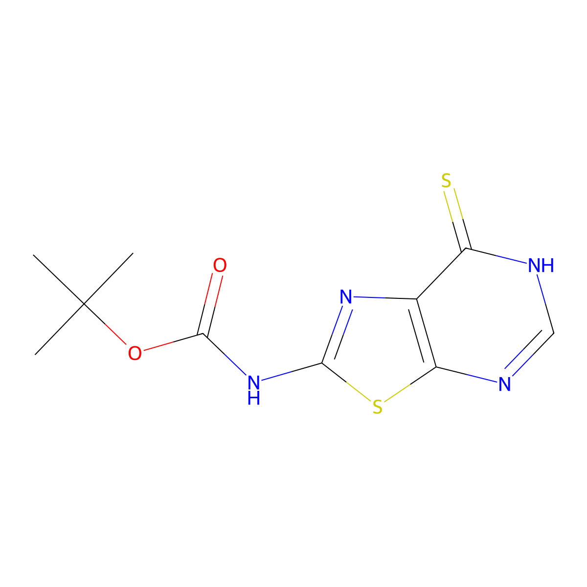 tert-butyl N-{7-sulfanyl-[1,3]thiazolo[5,4-d]pyrimidin-2-yl}carbamate molecular structure, CAS 2413896-92-9