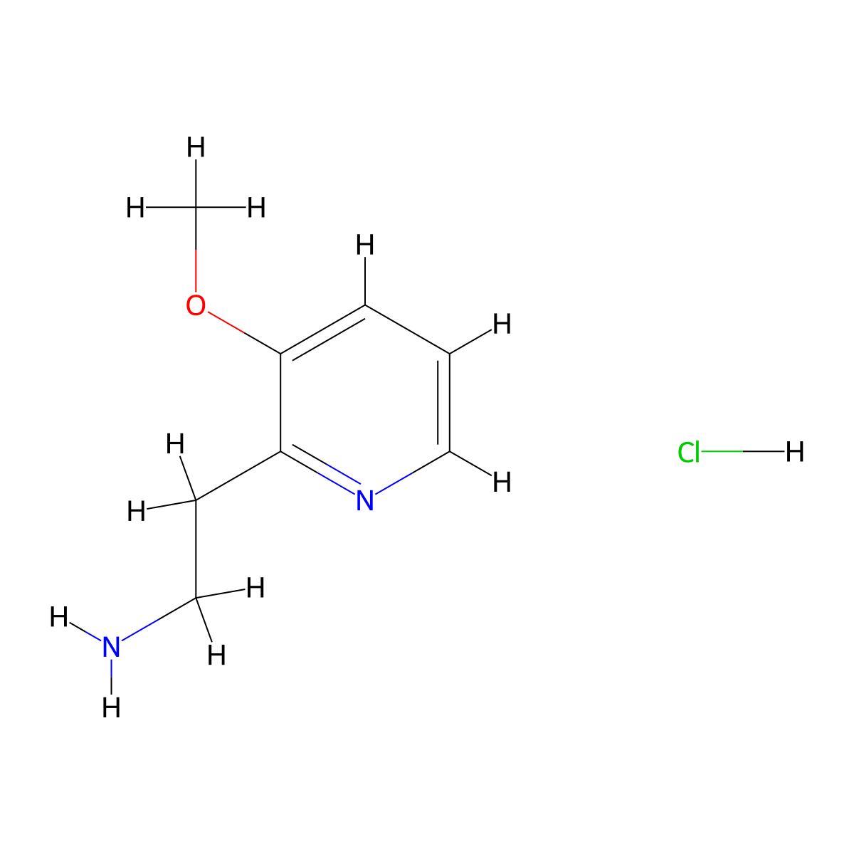2-(3-Methoxypyridin-2-yl)ethan-1-amine hydrochloride molecular structure, CAS 2413899-26-8