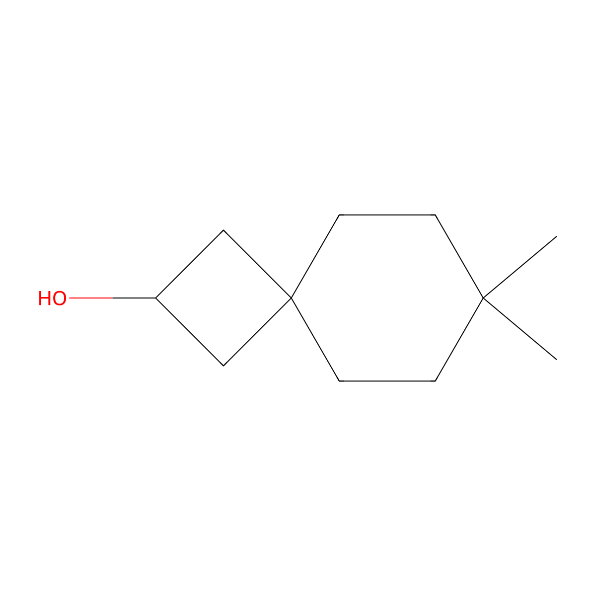 7,7-Dimethylspiro[3.5]nonan-2-ol molecular structure, CAS 2413899-97-3