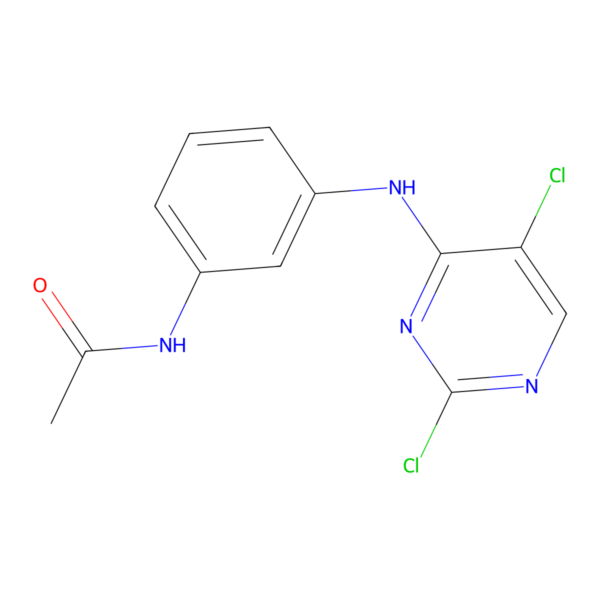 N-(3-((2,5-Dichloropyrimidin-4-yl)amino)phenyl)acetamide molecular structure, CAS 2414373-58-1