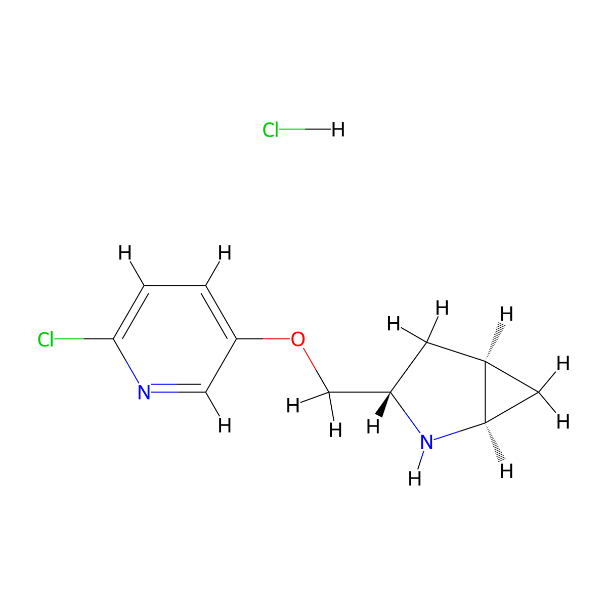Ropanicant hydrochloride molecular structure, CAS 2414674-71-6