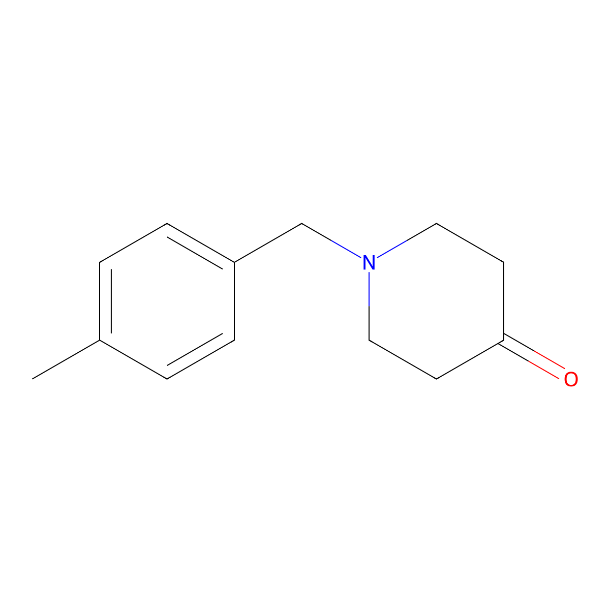 1-(4-Methylbenzyl)piperidin-4-one molecular structure, CAS 241495-46-5
