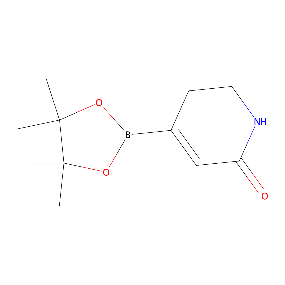 4-(4,4,5,5-Tetramethyl-1,3,2-dioxaborolan-2-YL)-2,3-dihydro-1H-pyridin-6-one molecular structure, CAS 2415390-83-7