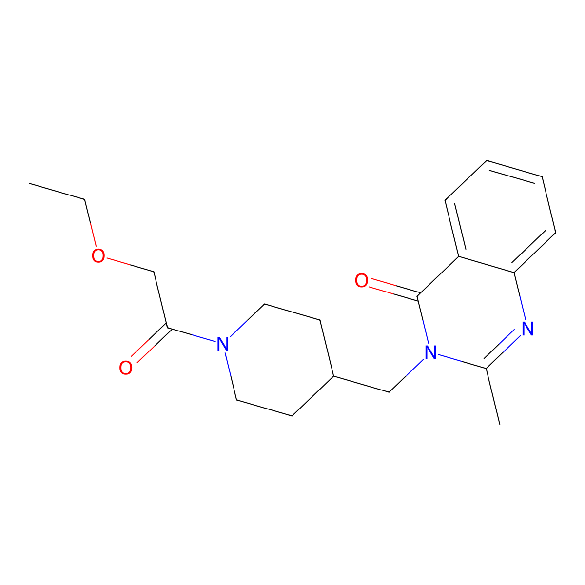 3-{[1-(2-Ethoxyacetyl)piperidin-4-yl]methyl}-2-methyl-3,4-dihydroquinazolin-4-one molecular structure, CAS 2415472-40-9