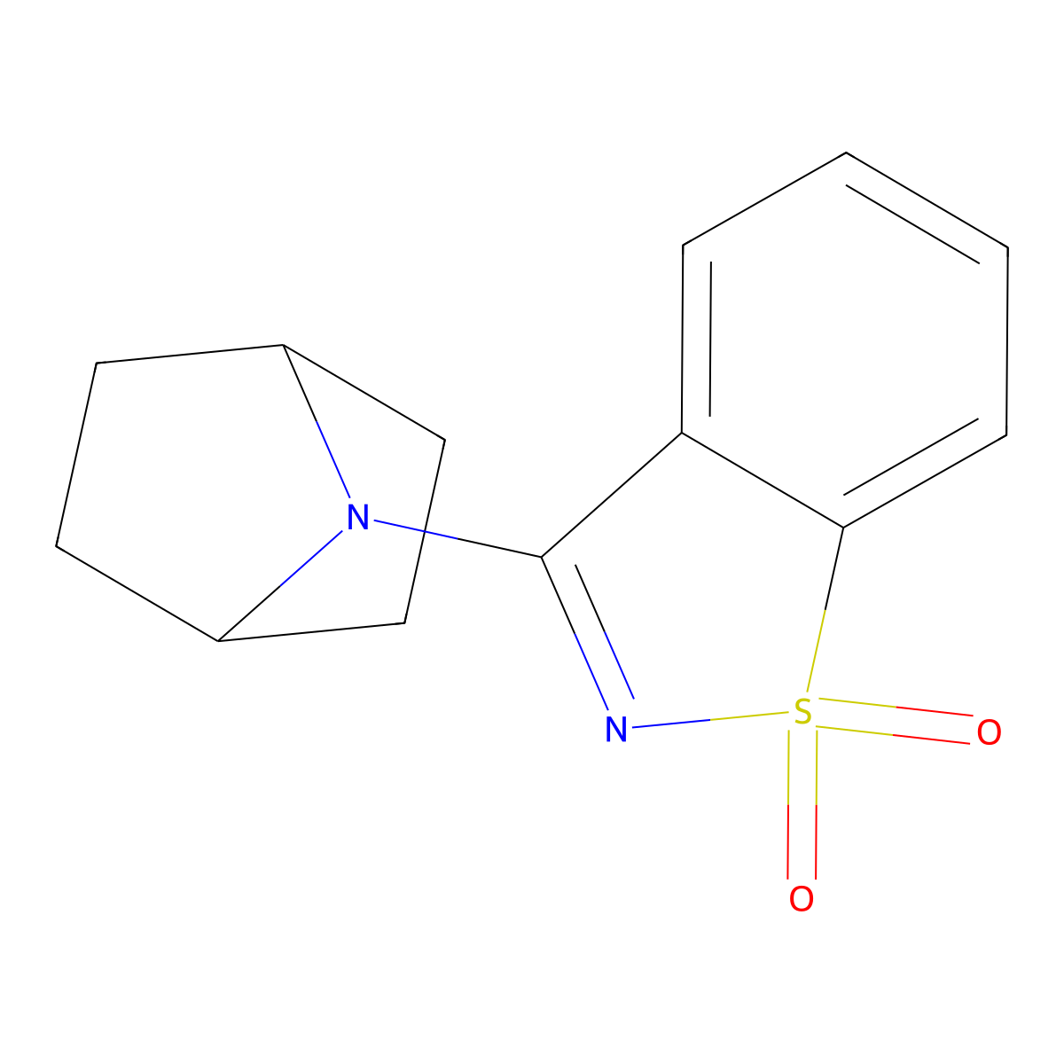 3-{7-Azabicyclo[2.2.1]heptan-7-yl}-1lambda6,2-benzothiazole-1,1-dione molecular structure, CAS 2415501-38-9