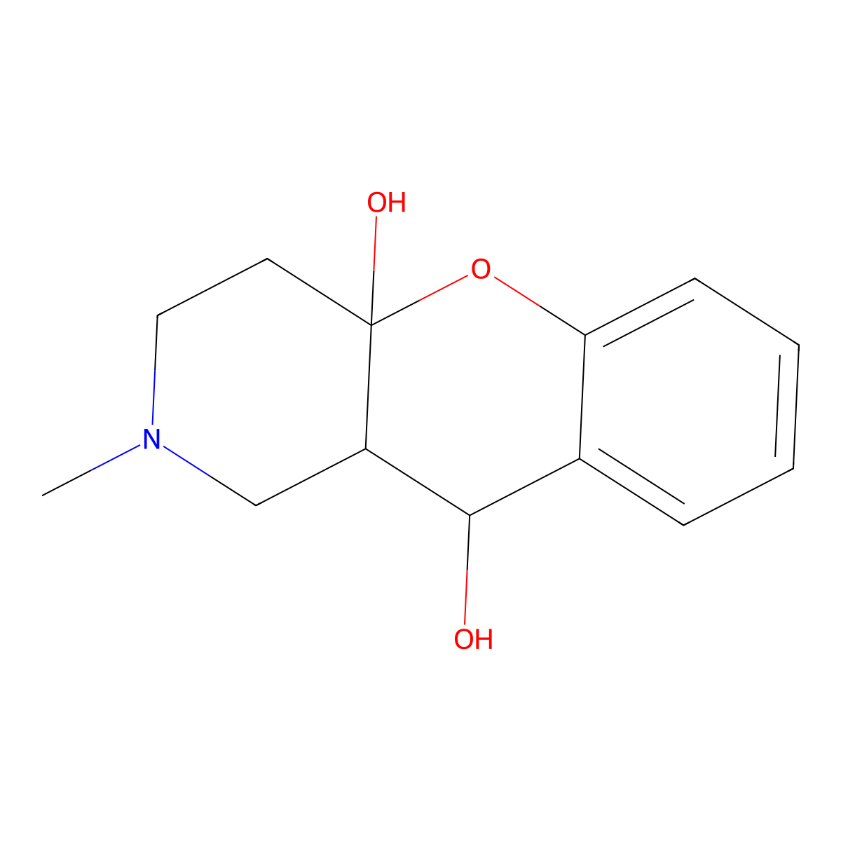 6-Methyl-2-oxa-6-azatricyclo[8.4.0.0^{3,8}]tetradeca-1(14),10,12-triene-3,9-diol molecular structure, CAS 2415518-02-2