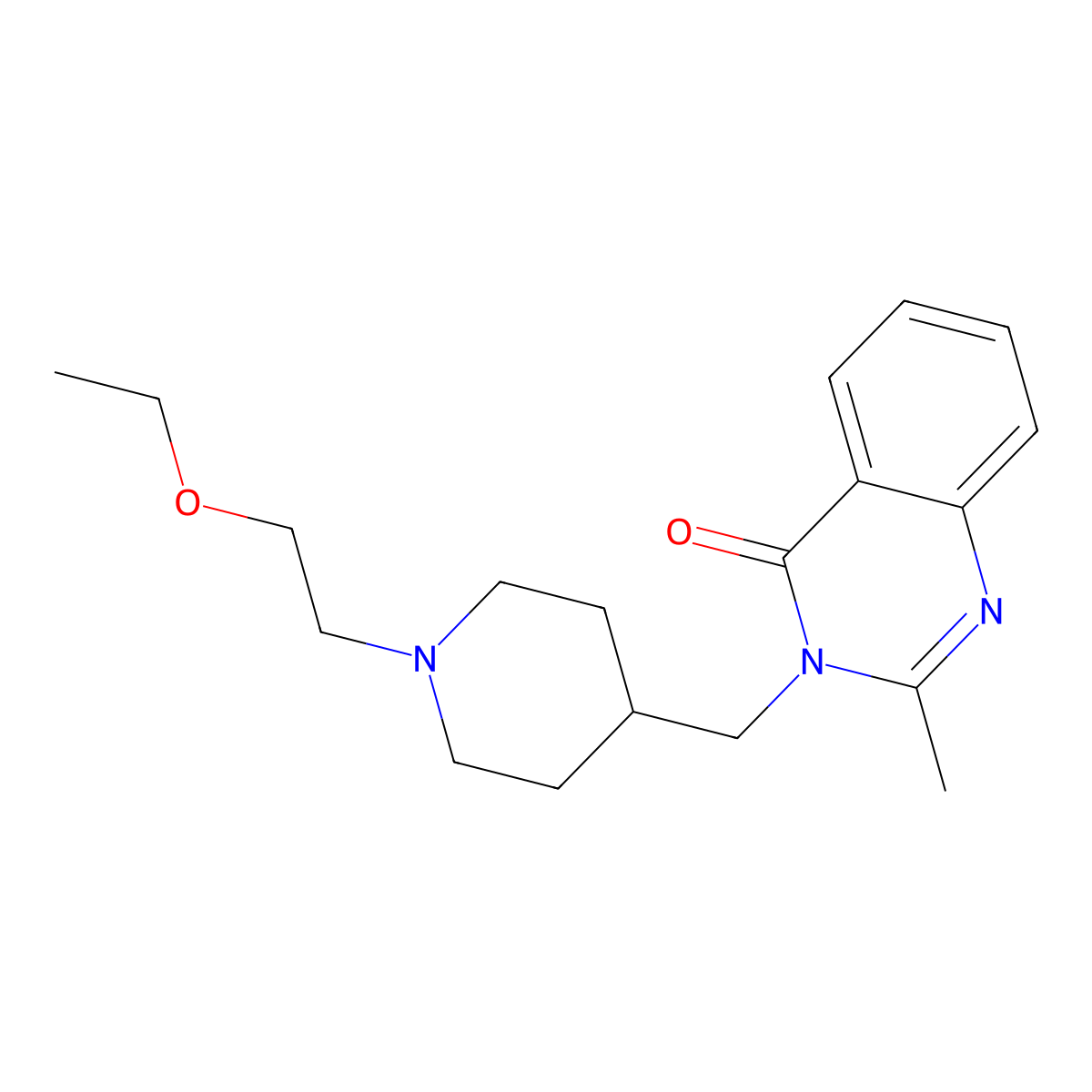 3-{[1-(2-Ethoxyethyl)piperidin-4-yl]methyl}-2-methyl-3,4-dihydroquinazolin-4-one molecular structure, CAS 2415530-87-7