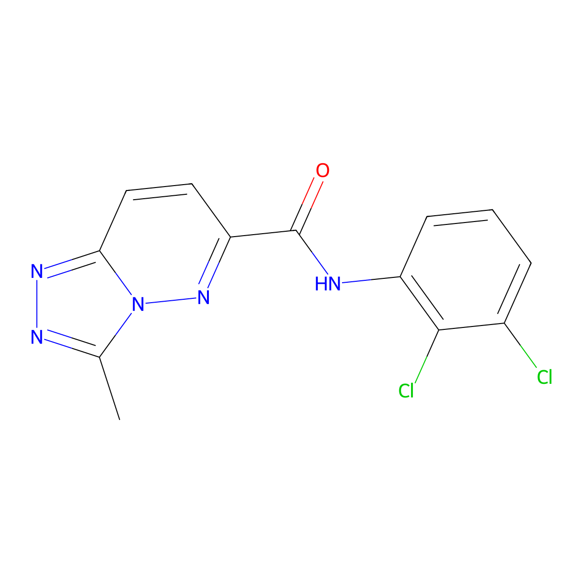N-(2,3-Dichlorophenyl)-3-methyl-[1,2,4]triazolo[4,3-b]pyridazine-6-carboxamide molecular structure, CAS 2415533-52-5