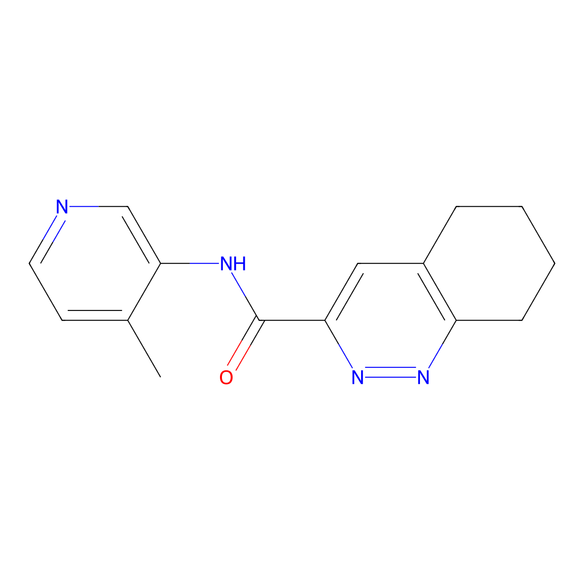 N-(4-Methylpyridin-3-yl)-5,6,7,8-tetrahydrocinnoline-3-carboxamide molecular structure, CAS 2415539-88-5