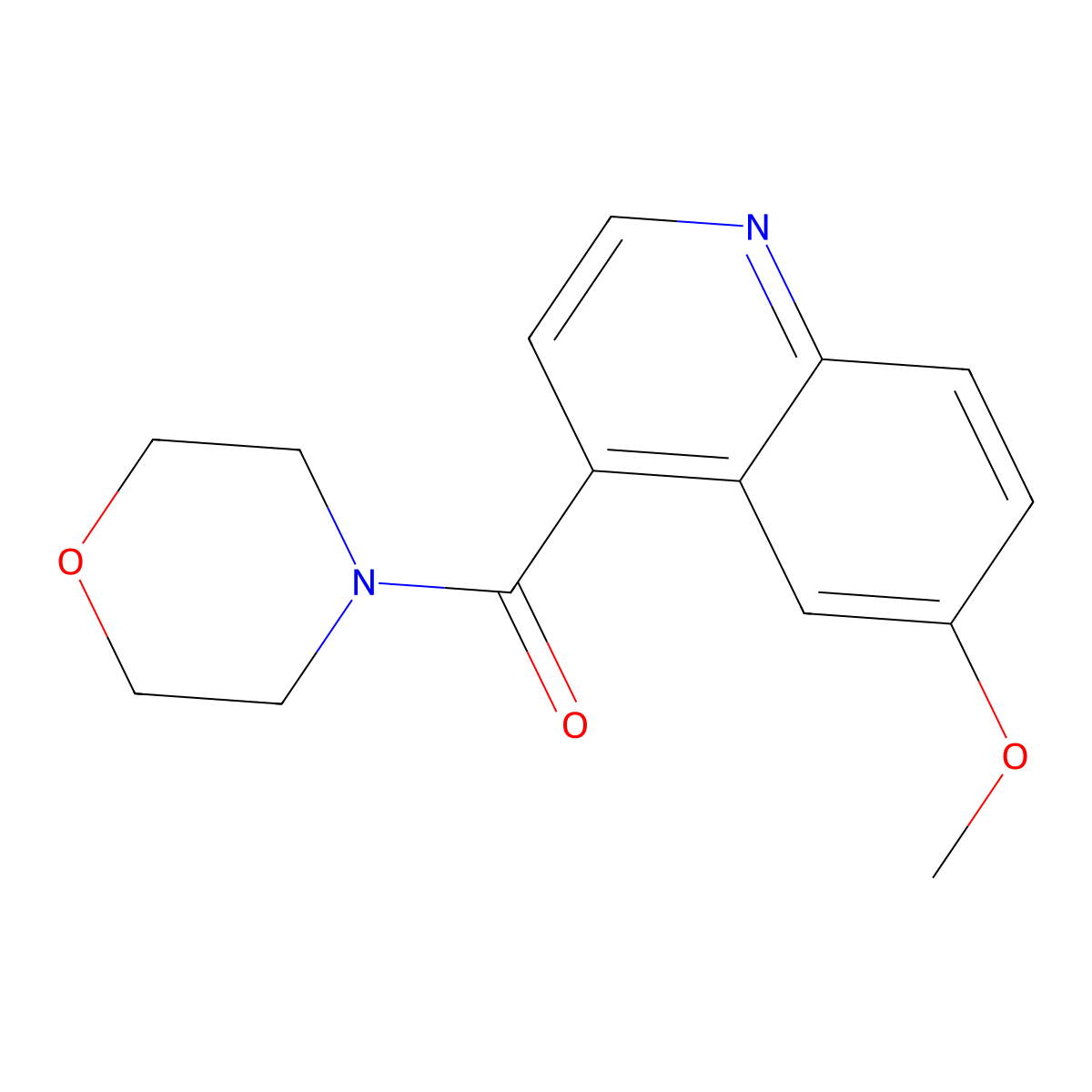 6-Methoxy-4-(morpholine-4-carbonyl)quinoline molecular structure, CAS 2415551-54-9