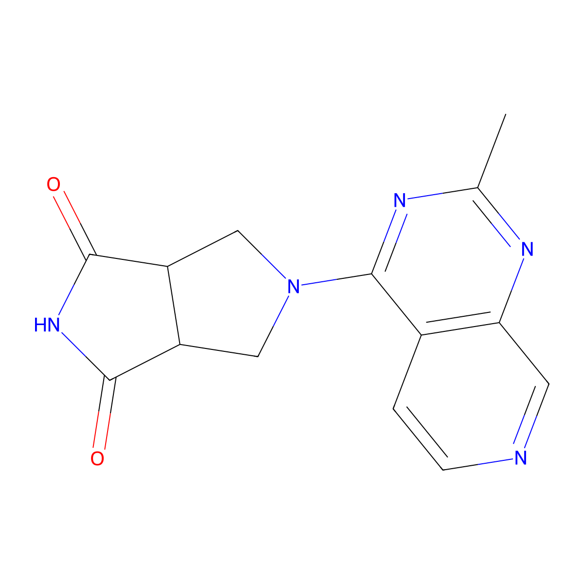5-{2-Methylpyrido[3,4-d]pyrimidin-4-yl}-octahydropyrrolo[3,4-c]pyrrole-1,3-dione molecular structure, CAS 2415563-45-8