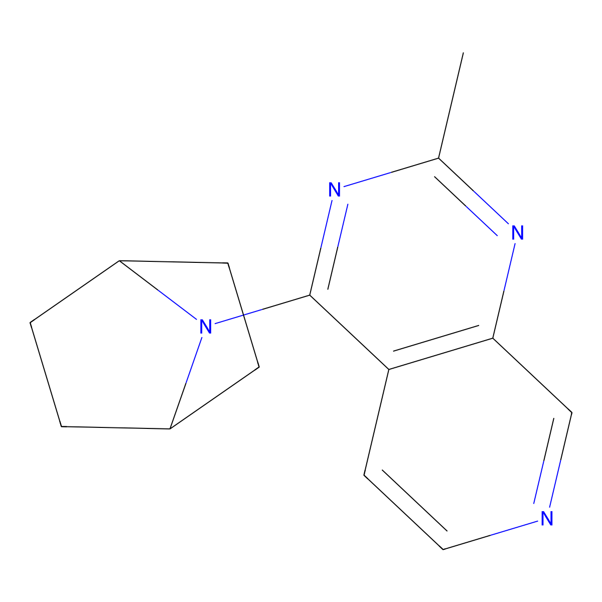7-{2-Methylpyrido[3,4-d]pyrimidin-4-yl}-7-azabicyclo[2.2.1]heptane molecular structure, CAS 2415566-68-4