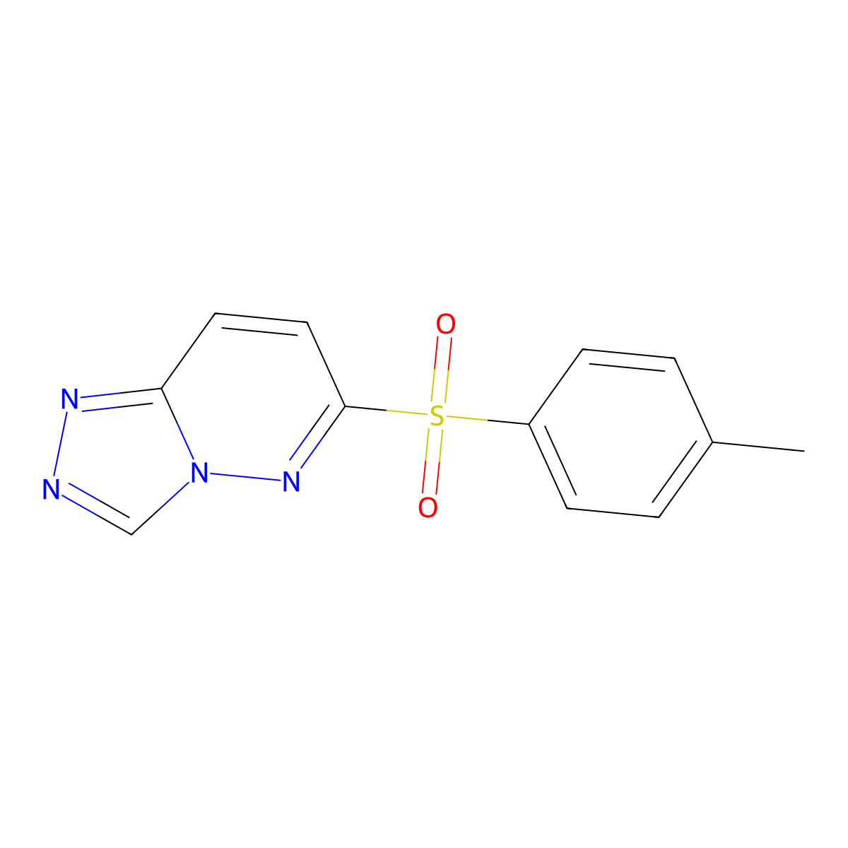 6-(4-Methylbenzenesulfonyl)-[1,2,4]triazolo[4,3-b]pyridazine molecular structure, CAS 2415569-54-7