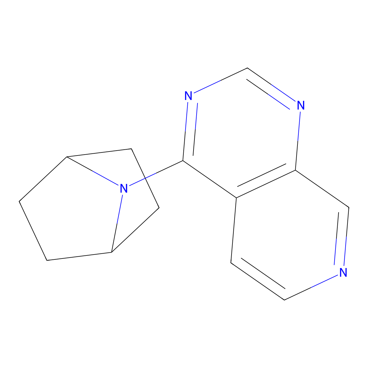 7-{Pyrido[3,4-d]pyrimidin-4-yl}-7-azabicyclo[2.2.1]heptane molecular structure, CAS 2415573-71-4