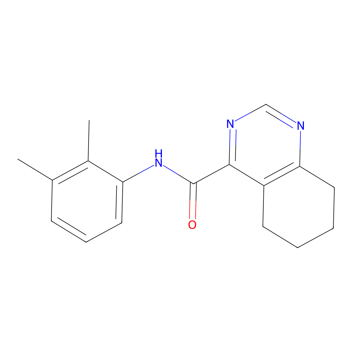 N-(2,3-Dimethylphenyl)-5,6,7,8-tetrahydroquinazoline-4-carboxamide molecular structure, CAS 2415600-67-6