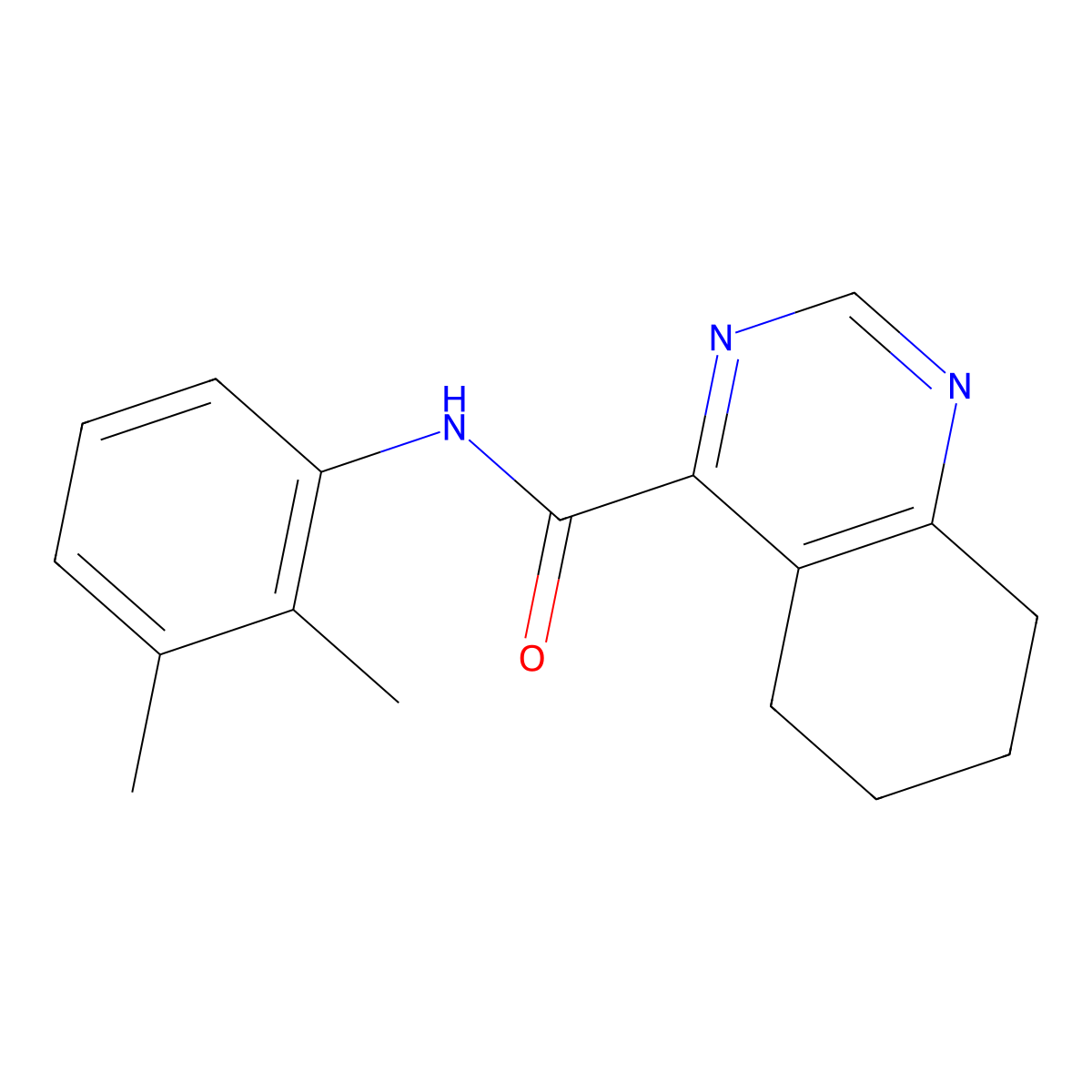 N-(2,3-Dimethylphenyl)-5,6,7,8-tetrahydroquinazoline-4-carboxamide molecular structure, CAS 2415600-67-6