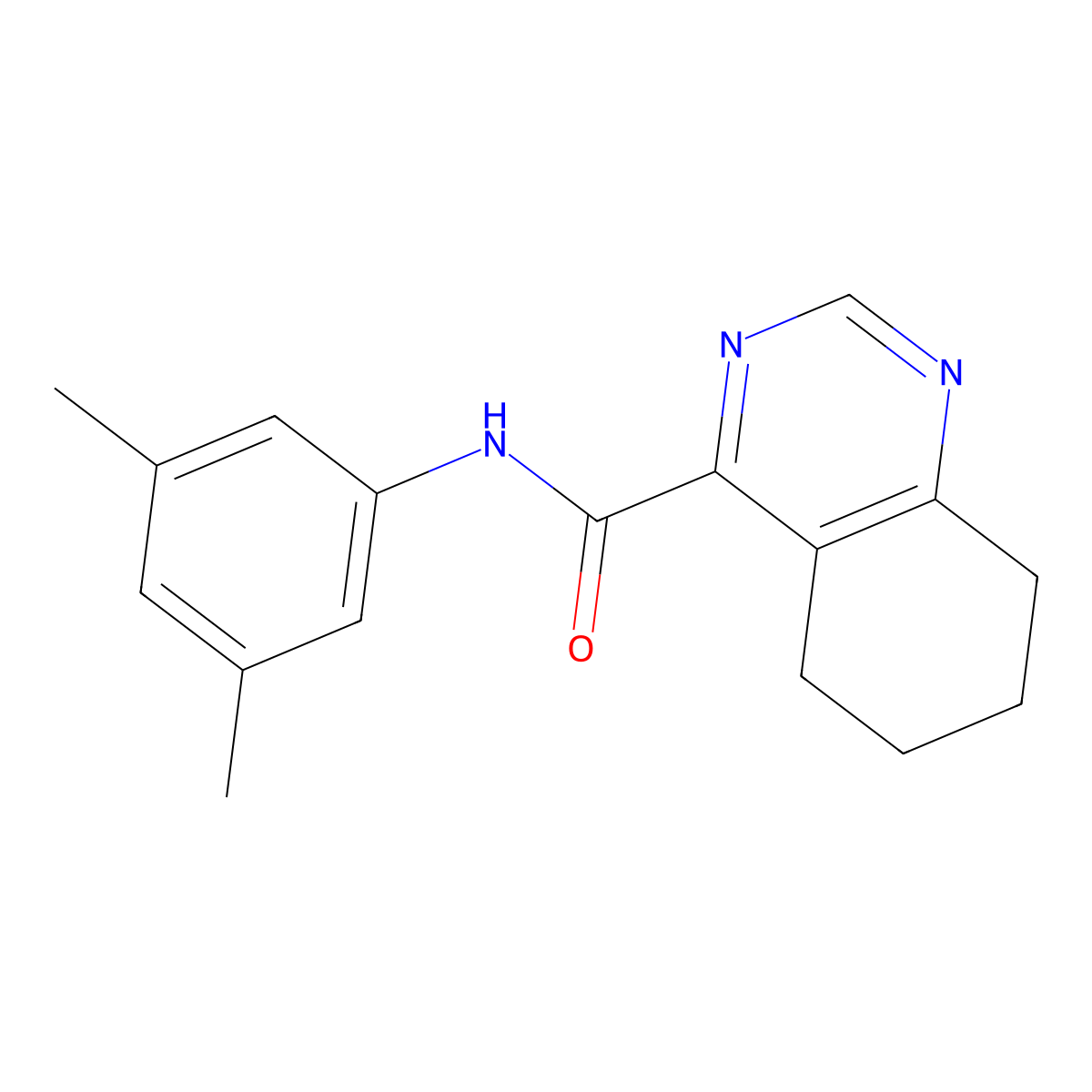 N-(3,5-Dimethylphenyl)-5,6,7,8-tetrahydroquinazoline-4-carboxamide molecular structure, CAS 2415603-25-5