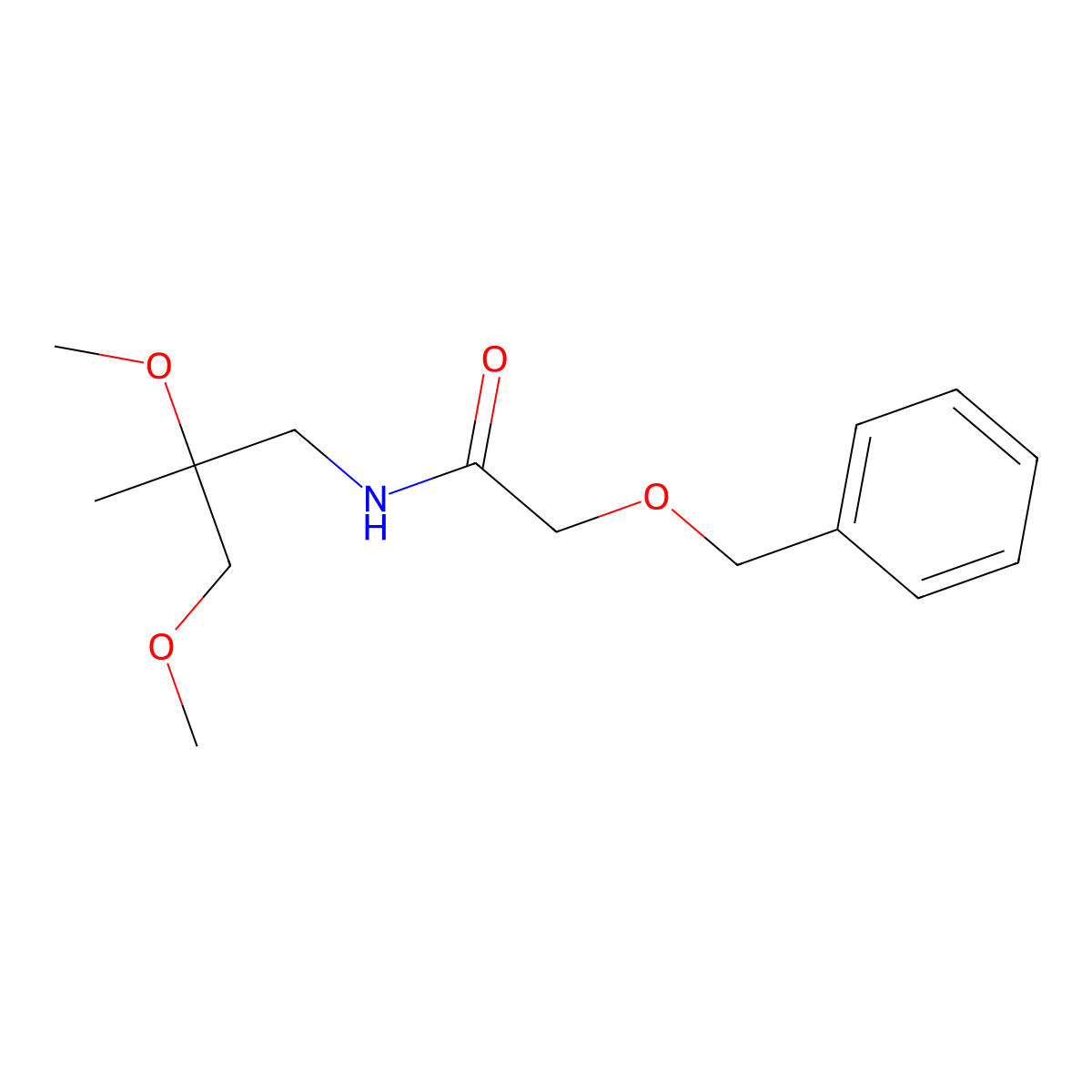 2-(benzyloxy)-N-(2,3-dimethoxy-2-methylpropyl)acetamide molecular structure, CAS 2415629-22-8