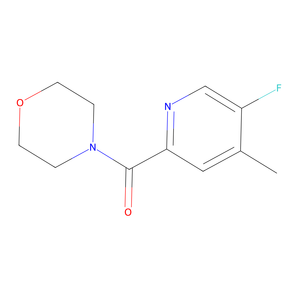 4-(5-Fluoro-4-methylpyridine-2-carbonyl)morpholine molecular structure, CAS 2415632-70-9