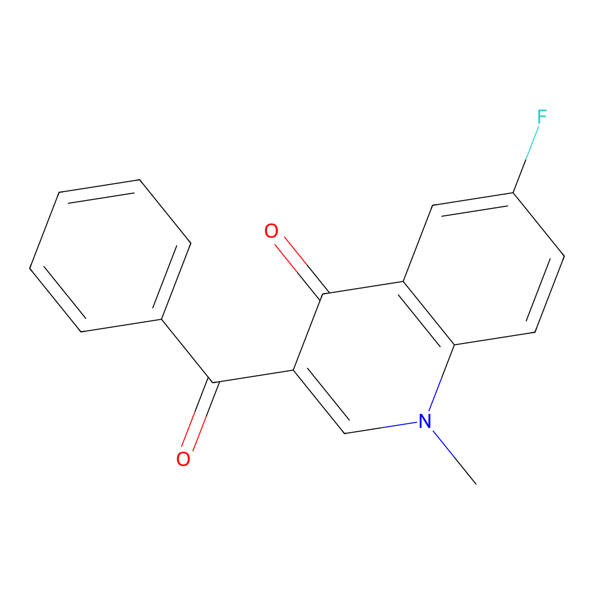 3-Benzoyl-6-fluoro-1-methyl-1,4-dihydroquinolin-4-one molecular structure, CAS 2415634-73-8