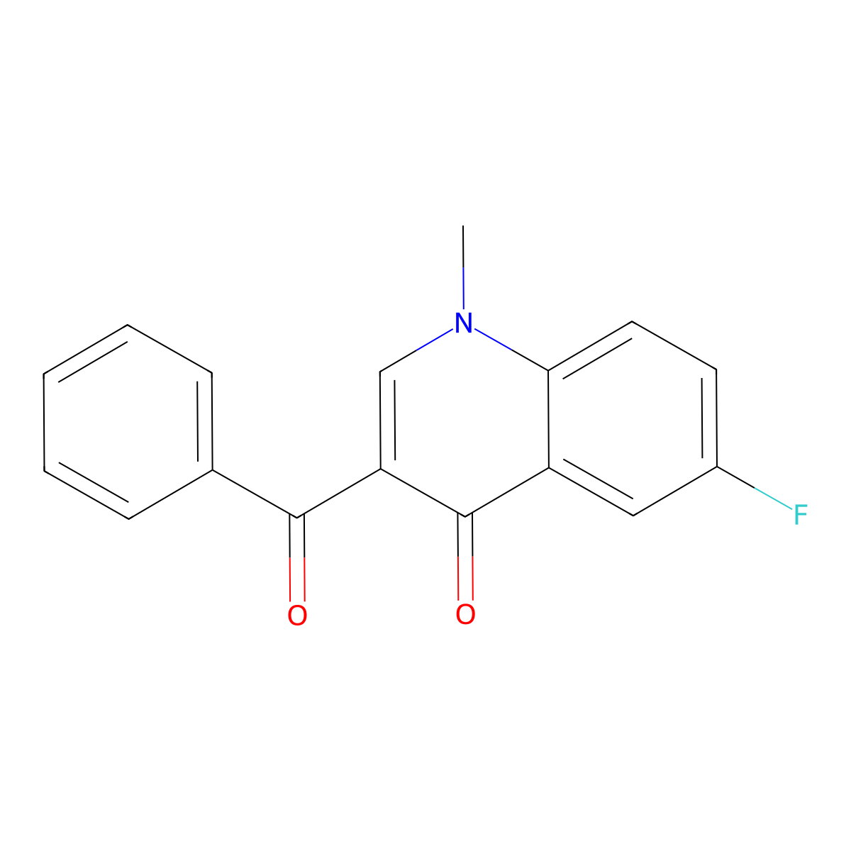 3-Benzoyl-6-fluoro-1-methyl-1,4-dihydroquinolin-4-one molecular structure, CAS 2415634-73-8