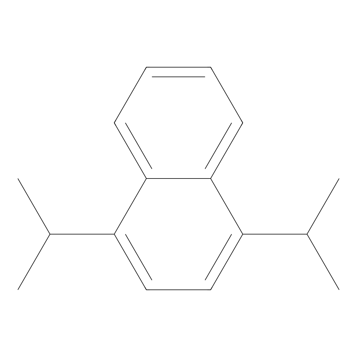 1,4-Diisopropylnaphthalene molecular structure, CAS 24157-79-7