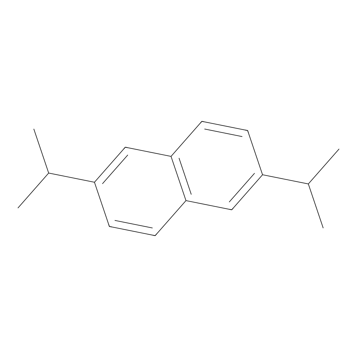 2,6-Diisopropylnaphthalene molecular structure, CAS 24157-81-1