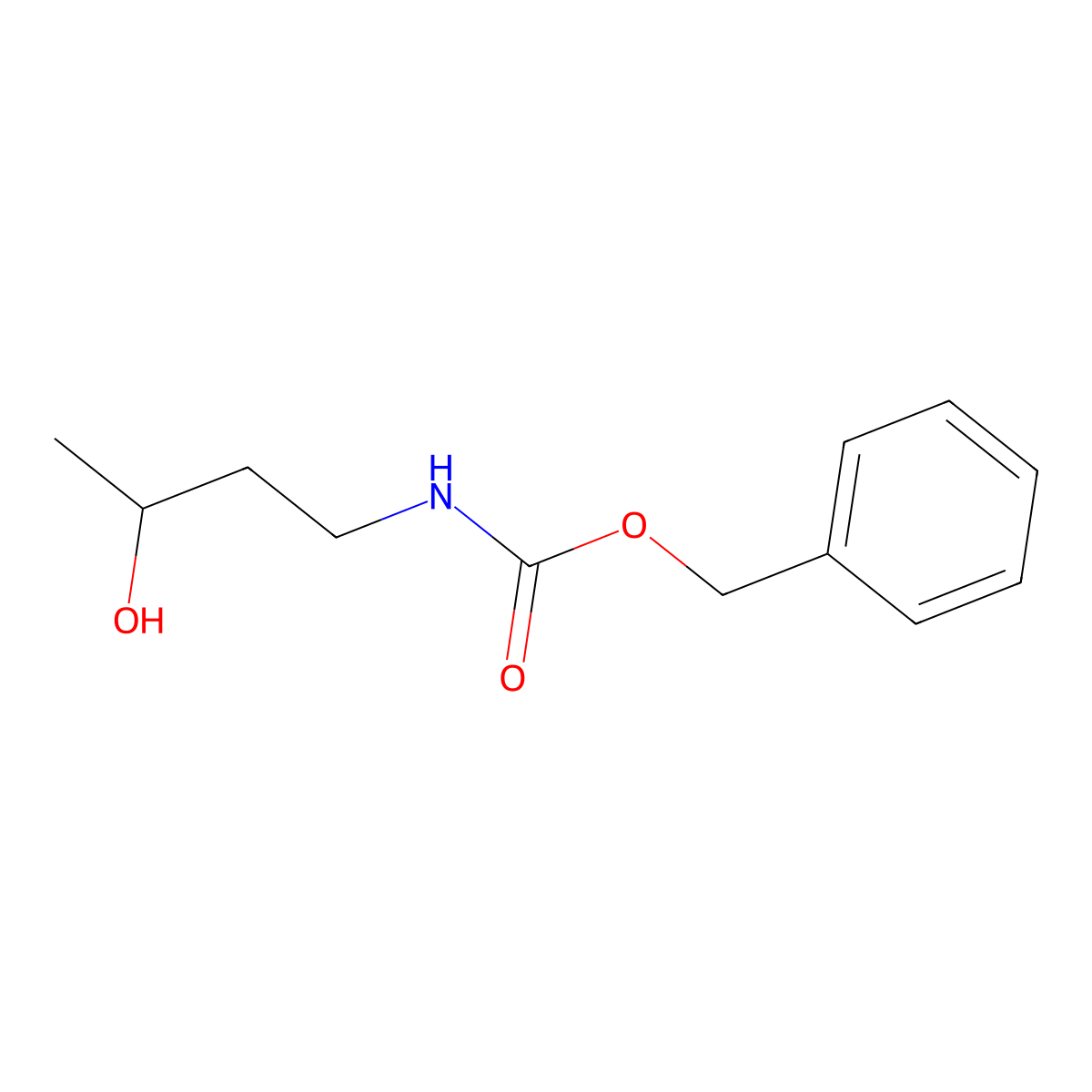 benzyl N-[(3R)-3-hydroxybutyl]carbamate molecular structure, CAS 2415751-82-3