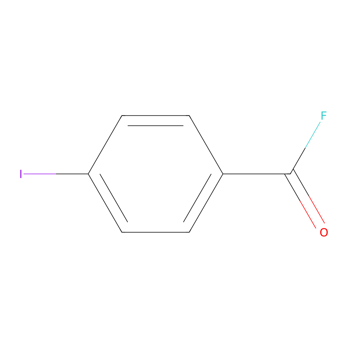 4-Iodobenzoyl fluoride molecular structure, CAS 2415937-32-3