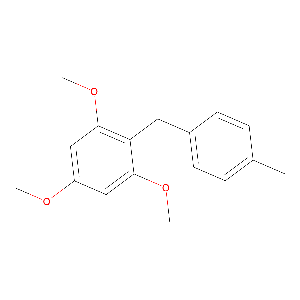 1,3,5-Trimethoxy-2-[(4-methylphenyl)methyl]benzene molecular structure, CAS 2415937-54-9