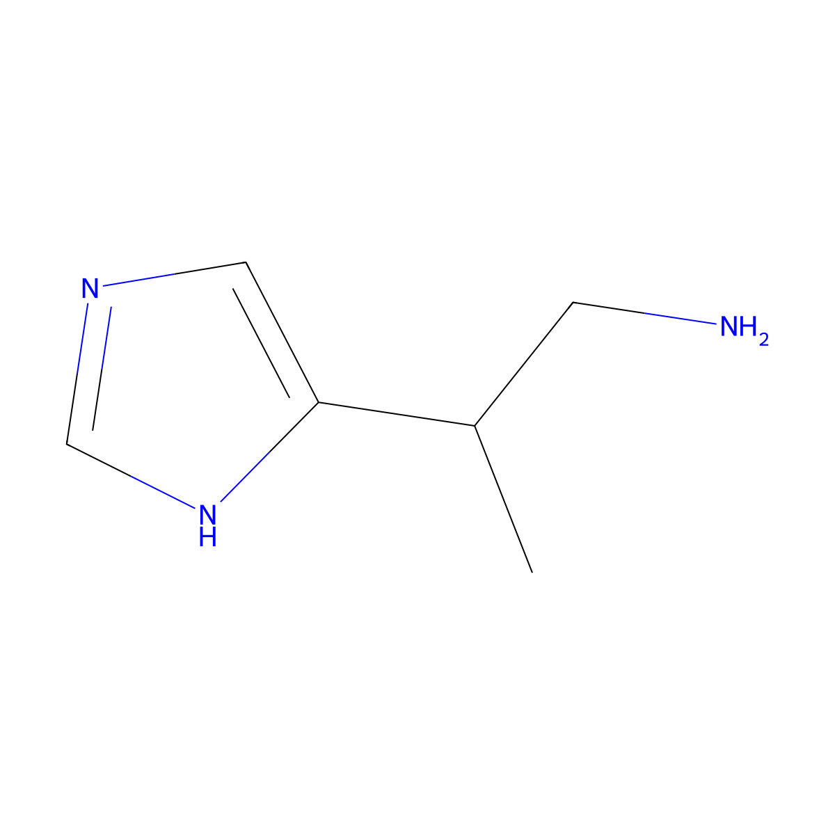 2-(1h-Imidazol-4-yl)propan-1-amine molecular structure, CAS 24160-42-7
