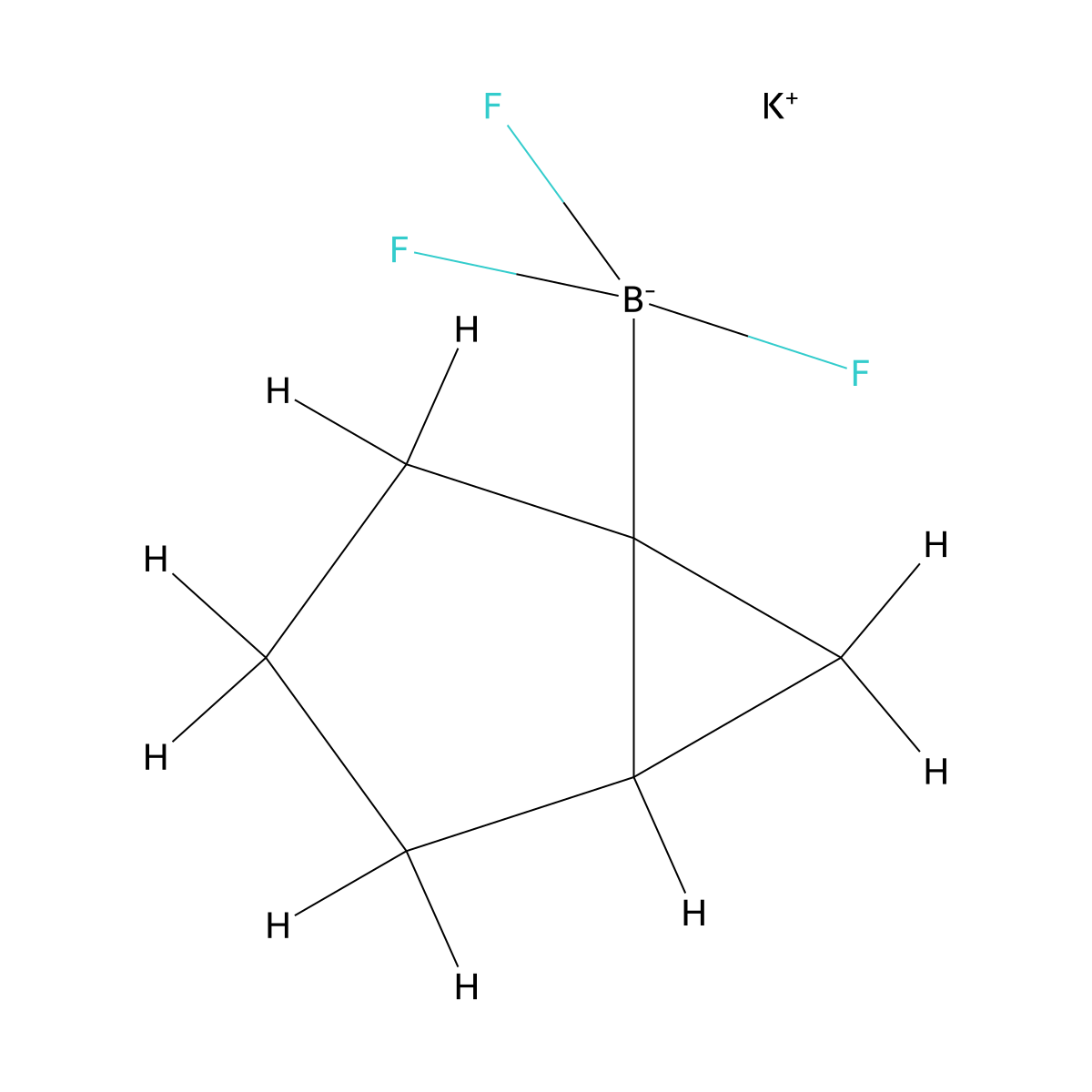 Potassium (bicyclo(3.1.0)hexan-1-yl)trifluoroboranuide molecular structure, CAS 2416056-52-3