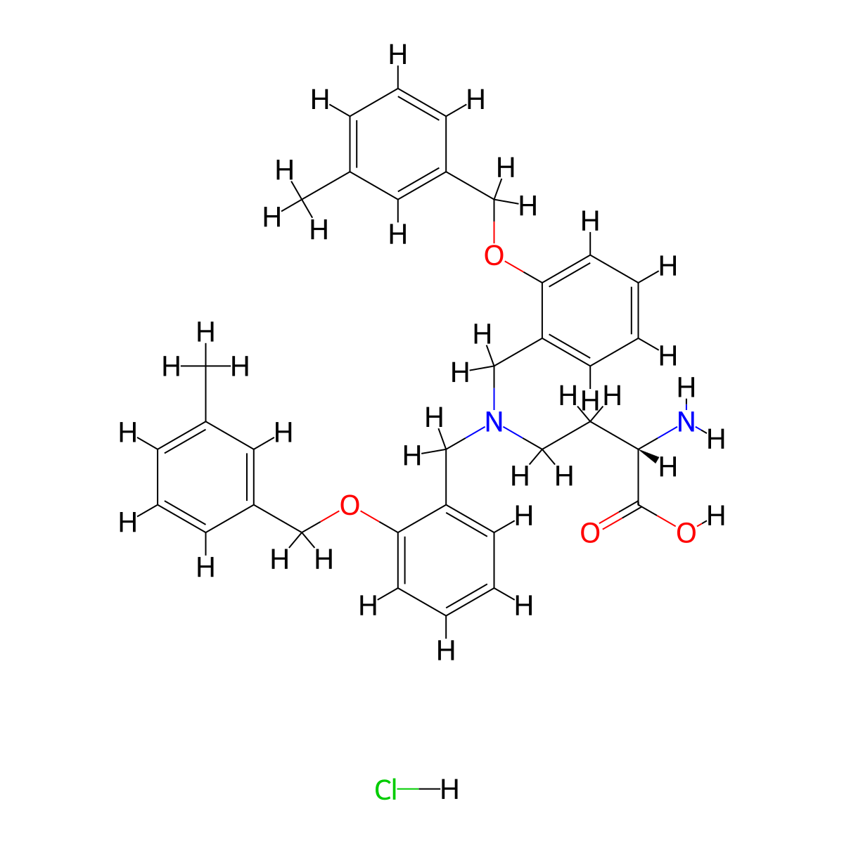 V-9302 hydrochloride molecular structure, CAS 2416138-42-4