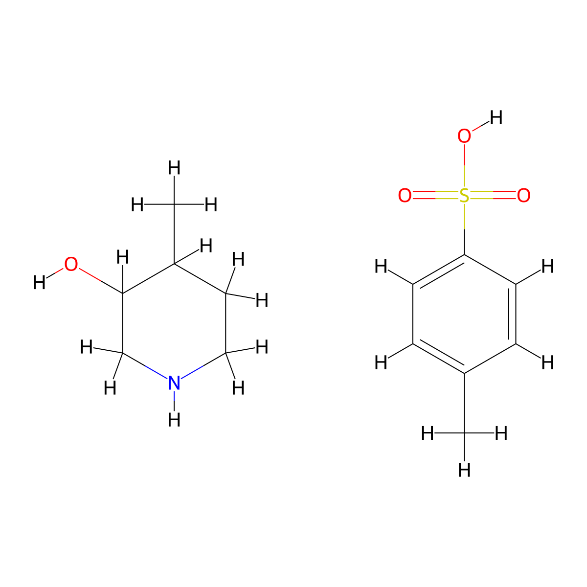 4-Methyl-piperidin-3-ol Tosylate molecular structure, CAS 2416146-07-9