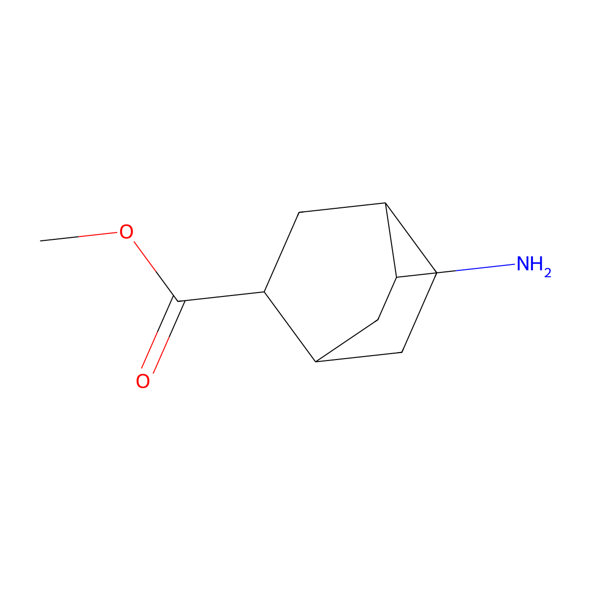 rac-methyl (1R,2R,4R,5R)-5-aminobicyclo[2.2.2]octane-2-carboxylate molecular structure, CAS 2416217-53-1