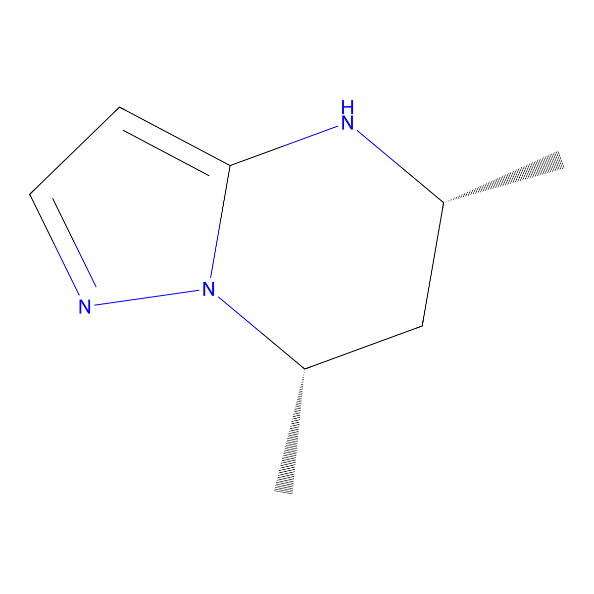 (5R,7S)-5,7-Dimethyl-4,5,6,7-tetrahydropyrazolo[1,5-a]pyrimidine molecular structure, CAS 2416218-65-8