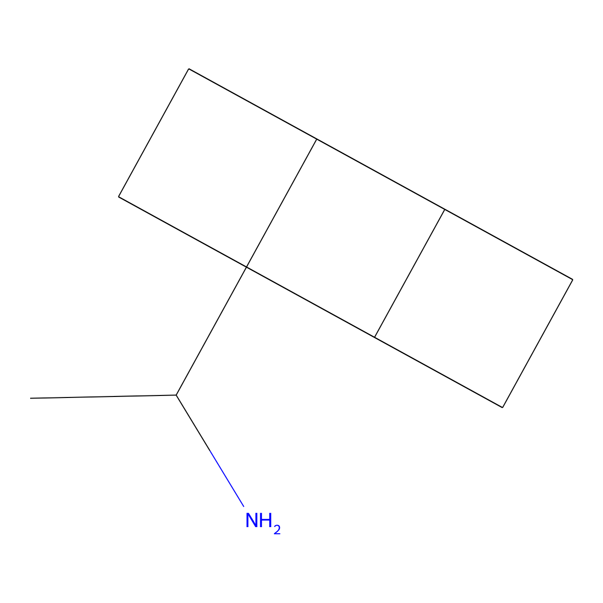 (1S)-1-(cuban-1-yl)ethan-1-amine molecular structure, CAS 2416218-74-9
