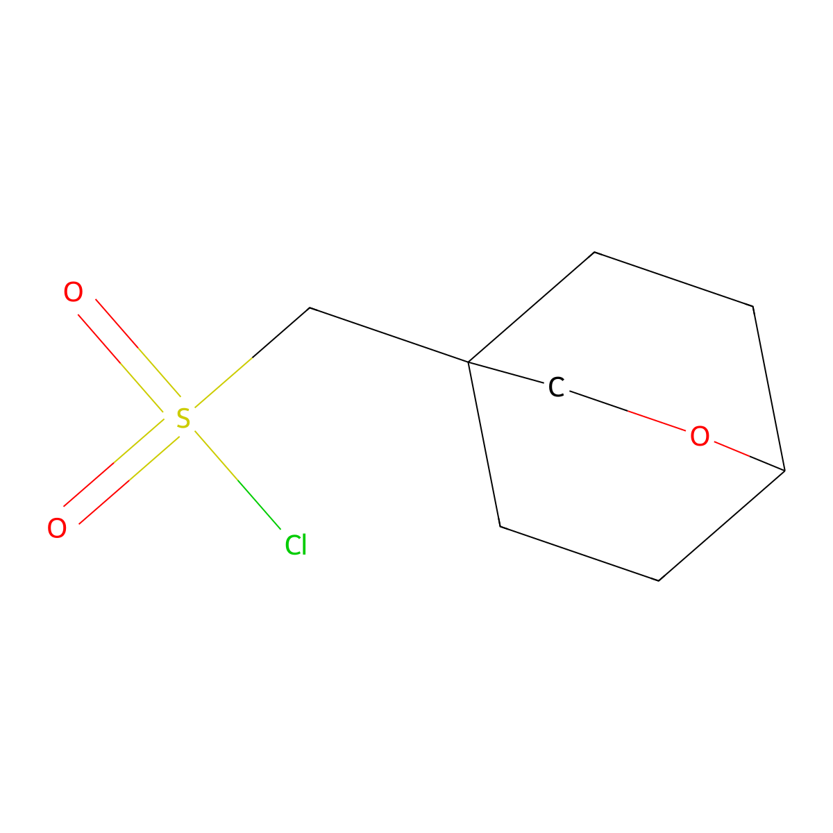 (2-Oxabicyclo(2.2.2)octan-4-yl)methanesulfonyl chloride molecular structure, CAS 2416229-18-8